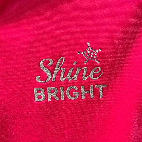 H&M Velour Shine Bright Crystalized Hoodie - Picture 2 of 9